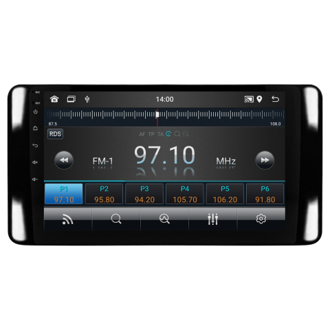 Skoda Kamiq Android Multimedya Sistemi (2021+) CRV-4947XAA Piano Black Çerçeve