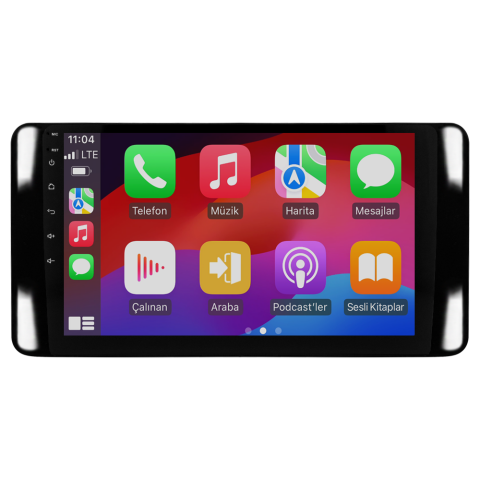 Skoda Kamiq Android Multimedya Sistemi (2021+) CRV4947XP Piano Black Çerçeve