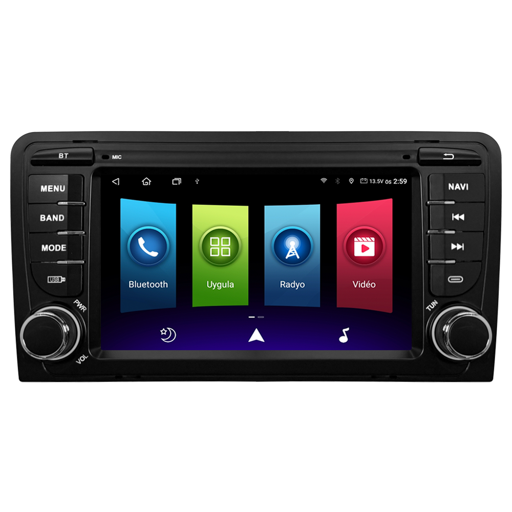 Audi A3 Android Multimedya Sistemi (2005-2012) CRV-4973SD