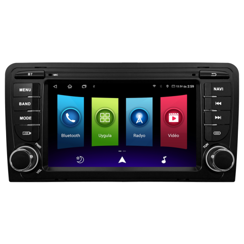 Audi A3 Android Multimedya Sistemi (2005-2012) CRV-4973SD