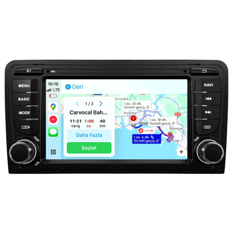 Audi A3 Android Multimedya Sistemi (2005-2012) CRV-4973SD