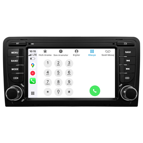 Audi A3 Android Multimedya Sistemi (2005-2012) CRV-4973SD