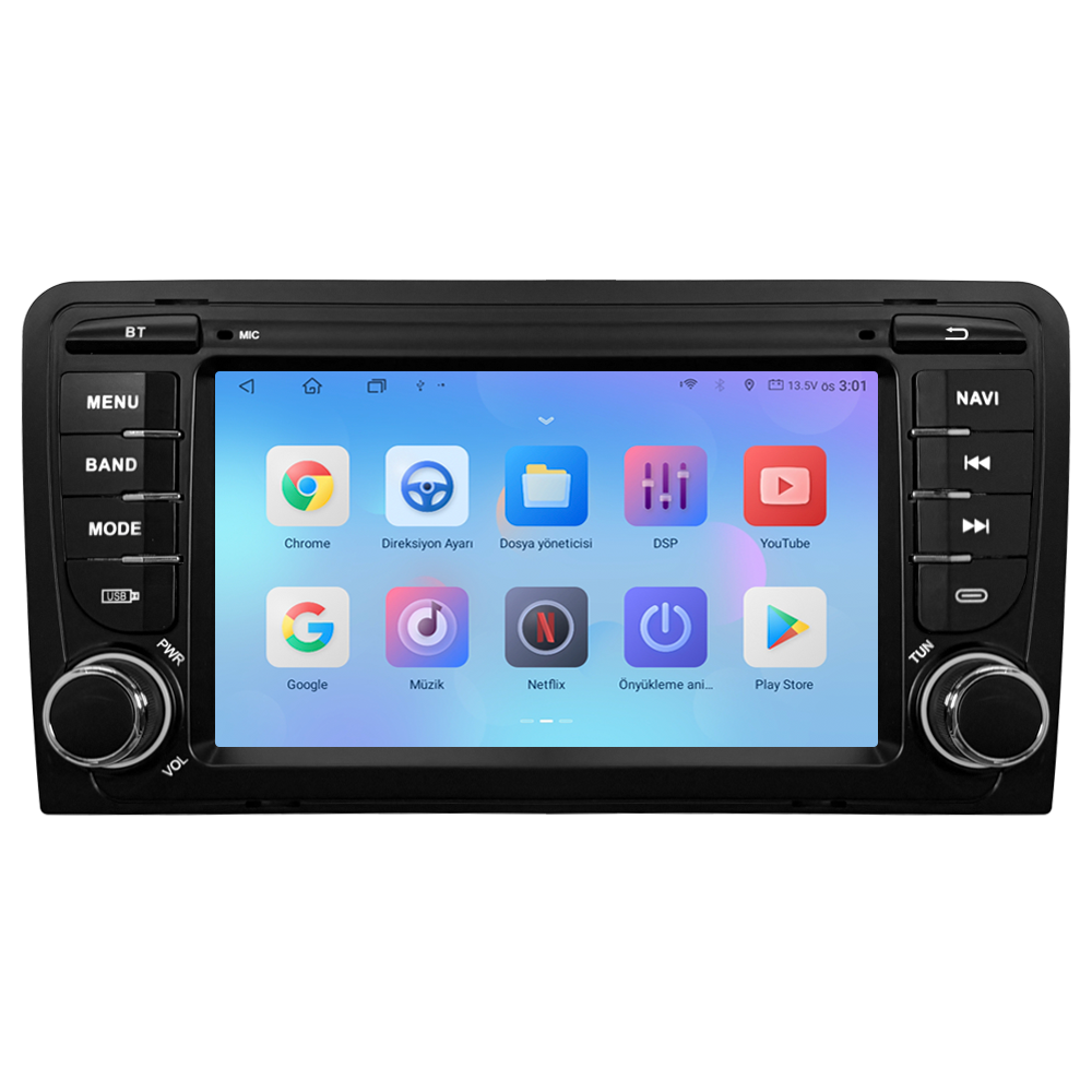Audi A3 Android Multimedya Sistemi (2005-2012) CRV-4973SD