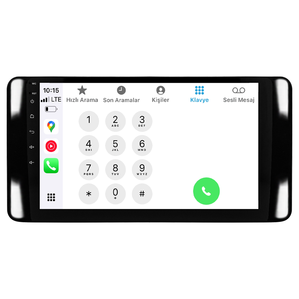 Skoda Kamiq Android Multimedya Sistemi (2021+) CRV-4947XR Piano Black Çerçeve