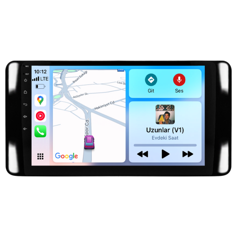 Skoda Kamiq Android Multimedya Sistemi (2021+) CRV-4947XR Piano Black Çerçeve