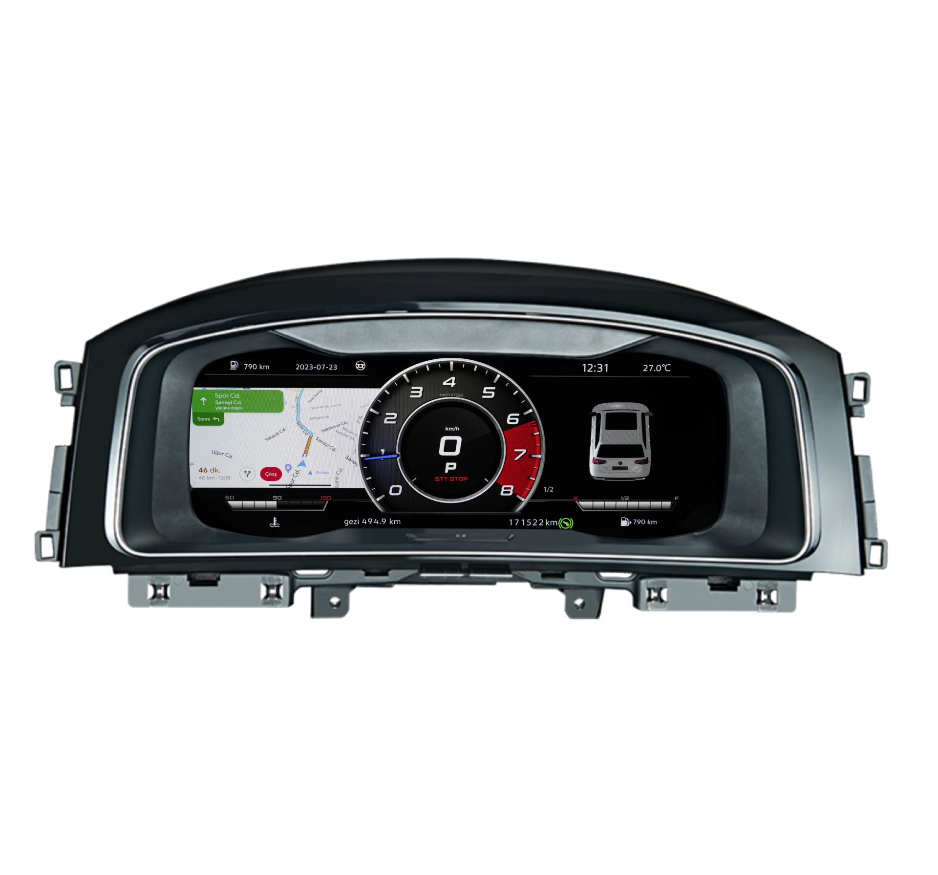 Volkswagen Golf 7 Hayalet Ekran