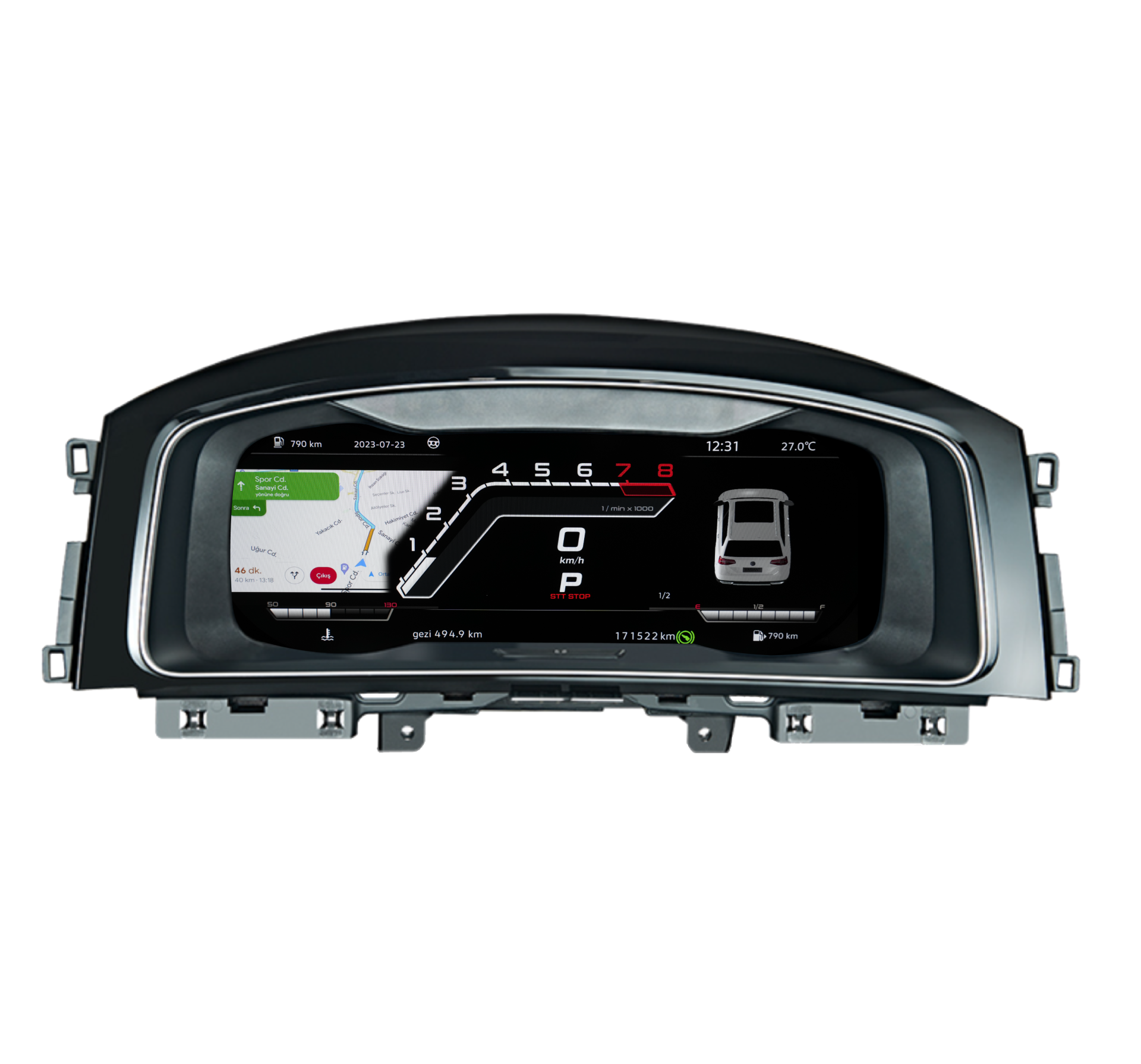 Volkswagen Golf 7 Hayalet Ekran