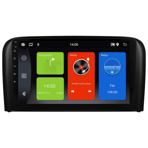 Volvo S80 Android Multimedya Sistemi (2006-2010) CRV-4832XDA