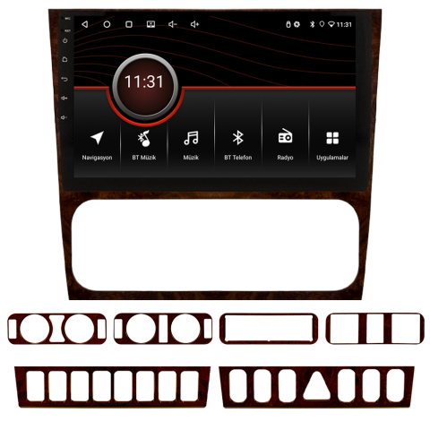 Mercedes Benz C Serisi W202 Android Multimedya Sistemi (1992-2000) CRV-4937XR
