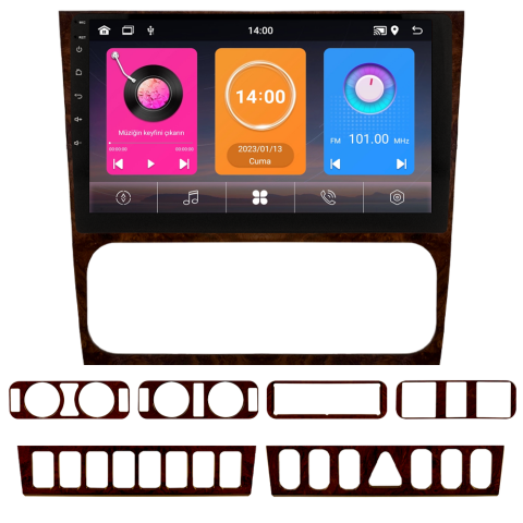 Mercedes Benz C Serisi W202 Android Multimedya Sistemi (1992-2000) CRV-4937XAA