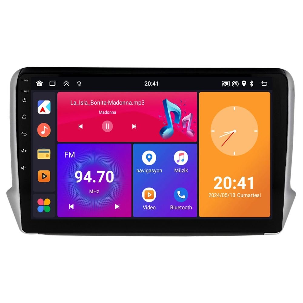 Peugeot 208 Android Multimedya Sistemi (2013-2021) CRV4420XP