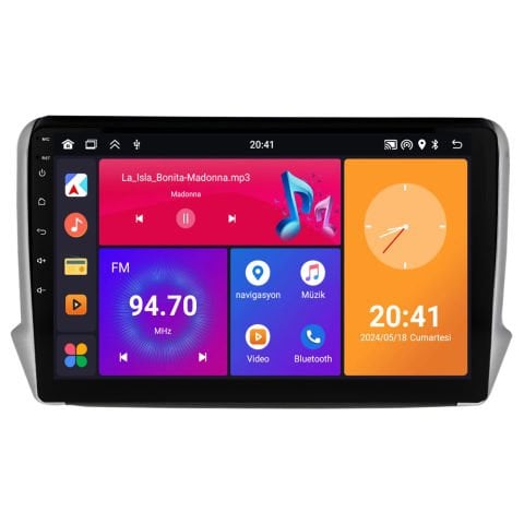 Peugeot 208 Android Multimedya Sistemi (2013-2021) CRV4420XP