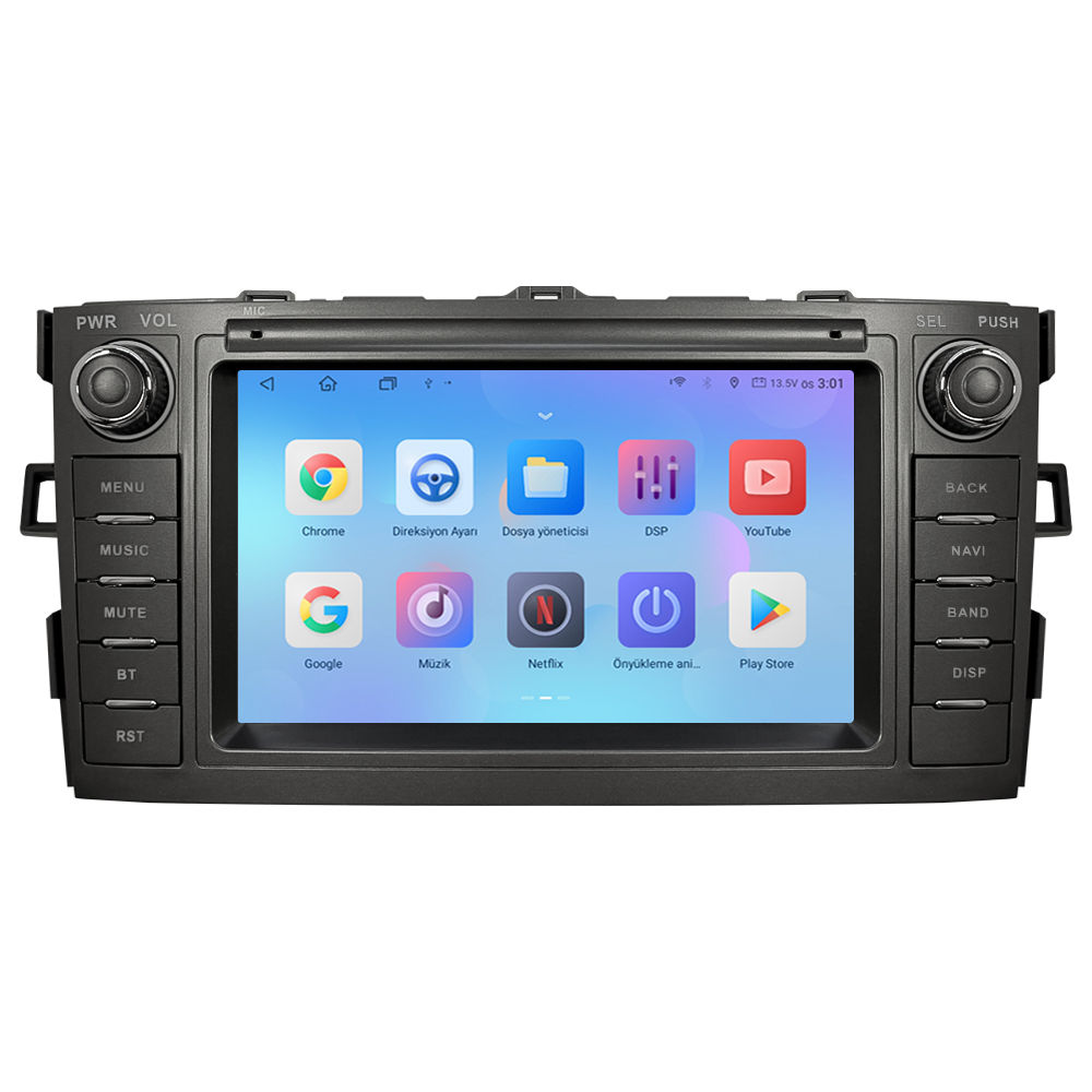 Toyota Auris Android Multimedya Sistemi (2007-2012) CRV-4977SD