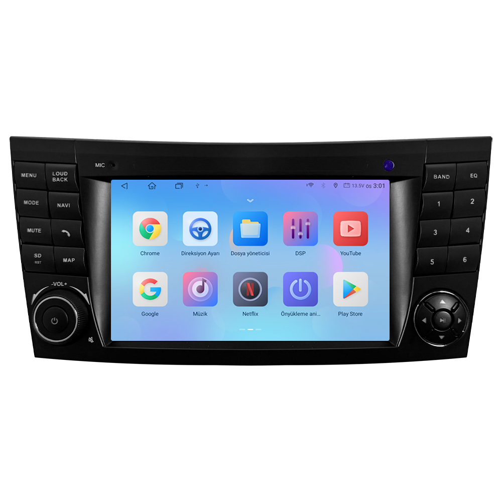 Mercedes Benz W211 Android Multimedya Sistemi (2002-2009) CRV-4972SD