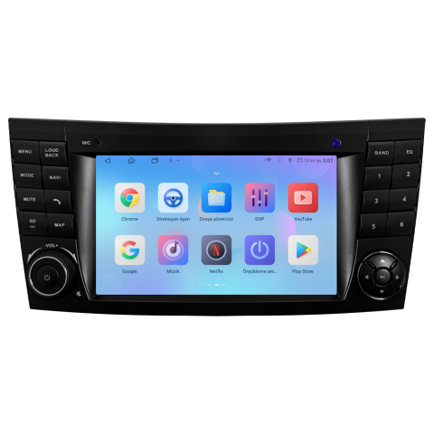 Mercedes Benz W211 Android Multimedya Sistemi (2002-2009) CRV-4972SD