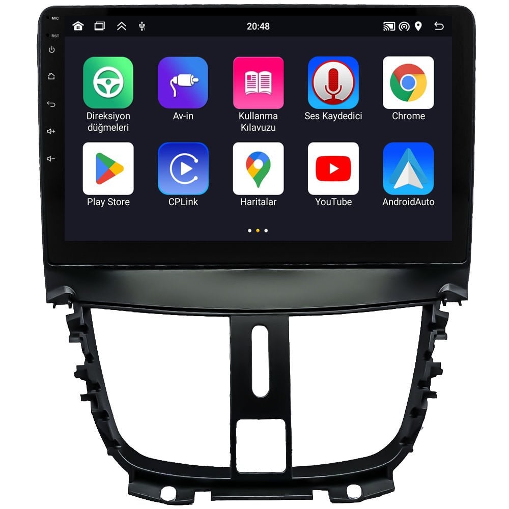 Peugeot 207 Android Multimedya Sistemi (2006-2012) CRV4421XP