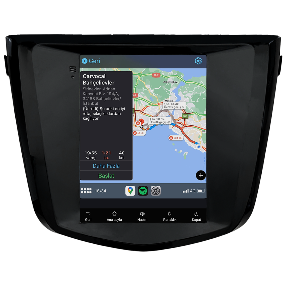 Nissan Qashqai Android Multimedya Sistemi (2015-2020) CRV-4775XDT