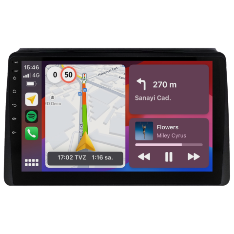 Dacia Duster Android Multimedya Sistemi (2018-2024) CRV4608XP