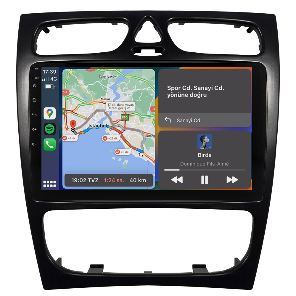 Mercedes C Serisi W203 Android Multimedya Sistemi (2002-2004) CRV-4839XD