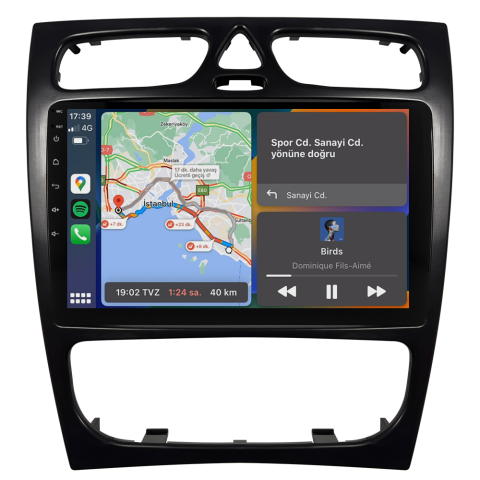 Mercedes C Serisi W203 Android Multimedya Sistemi CRV-4839XD