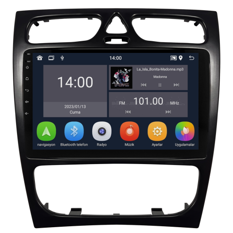 Mercedes C Serisi W203 Android Multimedya Sistemi CRV-4839XD