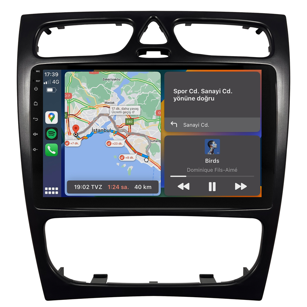 Mercedes C Serisi W203 Android Multimedya Sistemi (2002-2004) CRV-4839XDA
