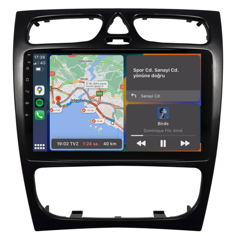 Mercedes C Serisi W203 Android Multimedya Sistemi (2002-2004) CRV-4839XDA