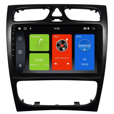 Mercedes C Serisi W203 Android Multimedya Sistemi (2002-2004) CRV-4839XDA