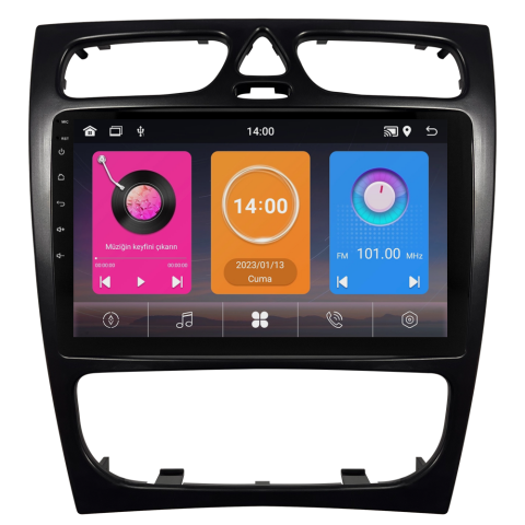 Mercedes C Serisi W203 Android Multimedya Sistemi (2002-2004) CRV-4839XAA