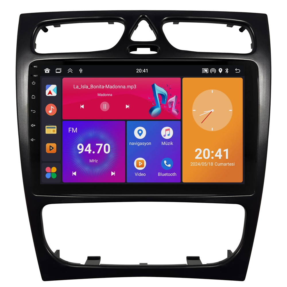 Mercedes C Serisi W203 Android Multimedya Sistemi CRV4839XP