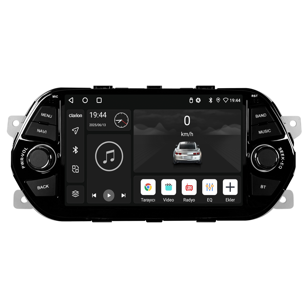 Fiat Egea Android Multimedya Sistemi (2014-2025) | 4GB RAM 64GB Hafıza | 7” Ekran | CarPlay & Android Auto | Geri Görüş Kamerası CRV-4926C