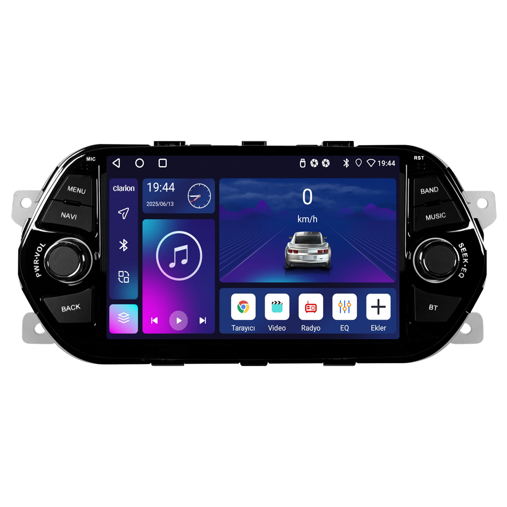 Fiat Egea Android Multimedya Sistemi (2014-2025) | 4GB RAM 64GB Hafıza | 7” Ekran | CarPlay & Android Auto | Geri Görüş Kamerası CRV-4926C