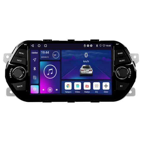 Fiat Egea Android Multimedya Sistemi (2014-2025) | 4GB RAM 64GB Hafıza | 7” Ekran | CarPlay & Android Auto | Geri Görüş Kamerası CRV-4926C