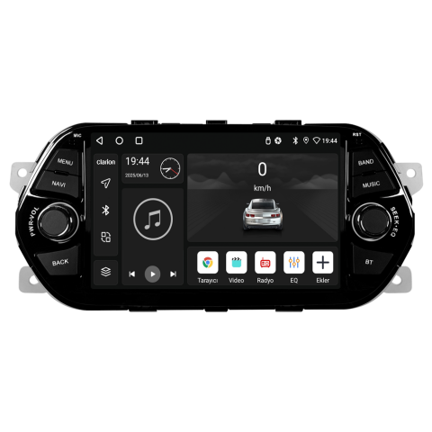 Fiat Egea Android Multimedya Sistemi (2014-2025) | 4GB RAM 64GB Hafıza | 7” Ekran | CarPlay & Android Auto | Geri Görüş Kamerası CRV-4926C