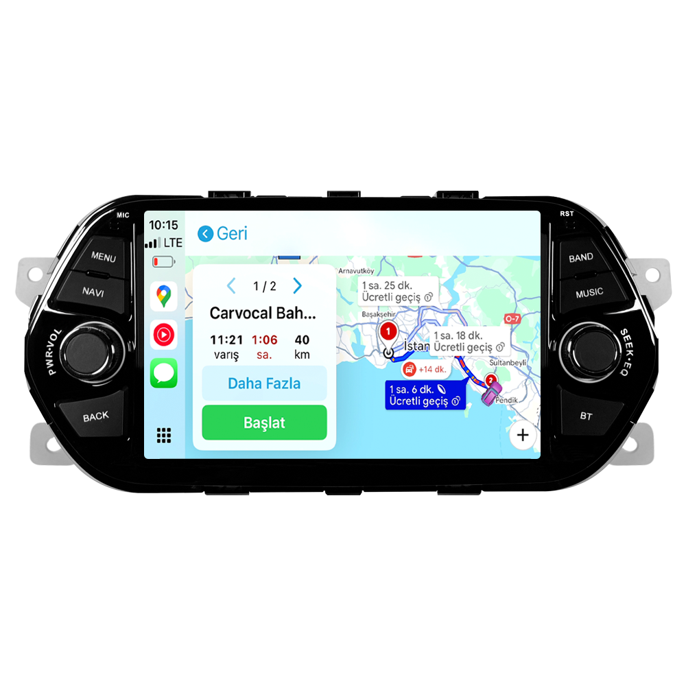 Fiat Egea Android Multimedya Sistemi (2014-2025) | 4GB RAM 64GB Hafıza | 7” Ekran | CarPlay & Android Auto | Geri Görüş Kamerası CRV-4926C