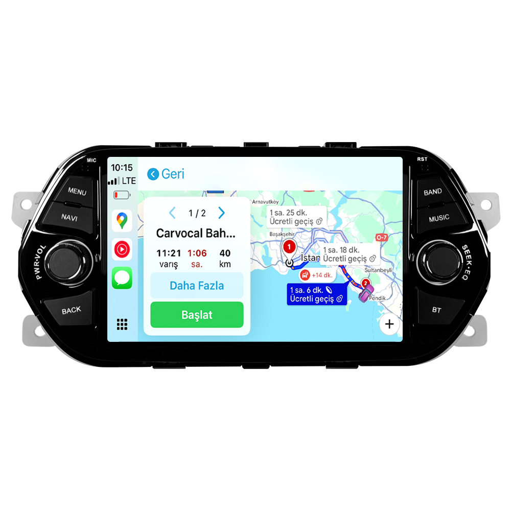 Clarion Fiat Egea Android Multimedya Sistemi (2014-2025) | 4GB RAM 64GB Hafıza | 7” Ekran | CarPlay & Android Auto | Geri Görüş Kamerası CRV-4926C