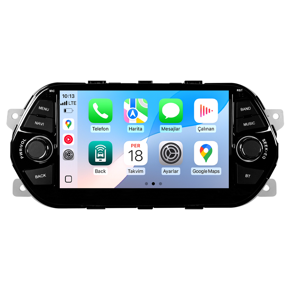 Clarion Fiat Egea Android Multimedya Sistemi (2014-2025) | 4GB RAM 64GB Hafıza | 7” Ekran | CarPlay & Android Auto | Geri Görüş Kamerası CRV-4926C