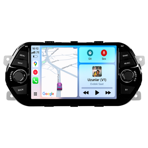 Clarion Fiat Egea Android Multimedya Sistemi (2014-2025) | 4GB RAM 64GB Hafıza | 7” Ekran | CarPlay & Android Auto | Geri Görüş Kamerası CRV-4926C