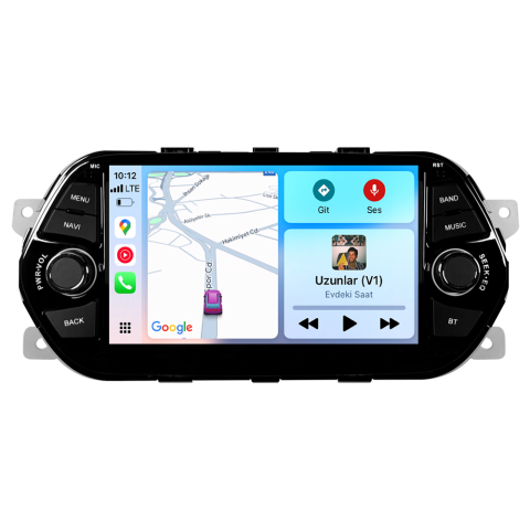 Clarion Fiat Egea Android Multimedya Sistemi (2014-2025) | 4GB RAM 64GB Hafıza | 7” Ekran | CarPlay & Android Auto | Geri Görüş Kamerası CRV-4926C