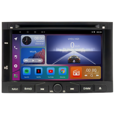 Peugeot Partner Android Multimedya Sistemi (2008-2017)