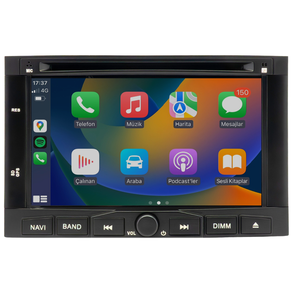 Peugeot Partner Android Multimedya Sistemi (2008-2017)