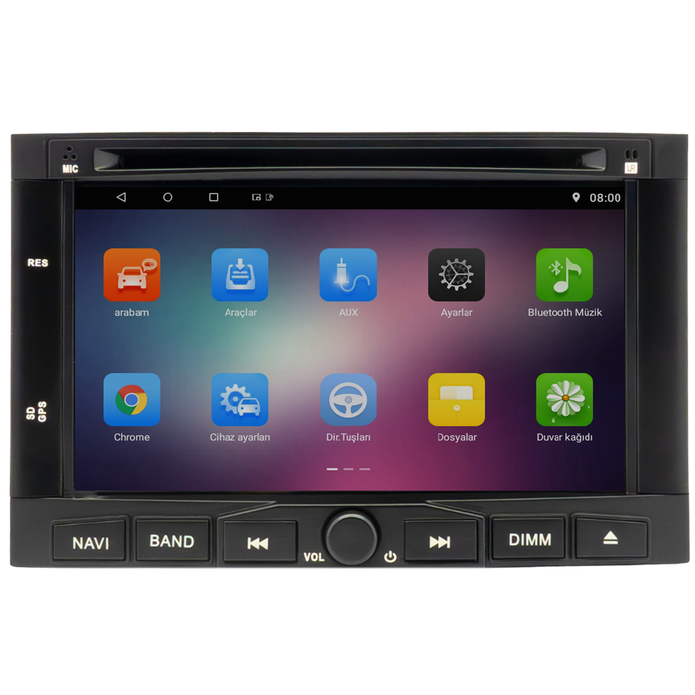 Peugeot 5008 Android Multimedya Sistemi (2009-2016)