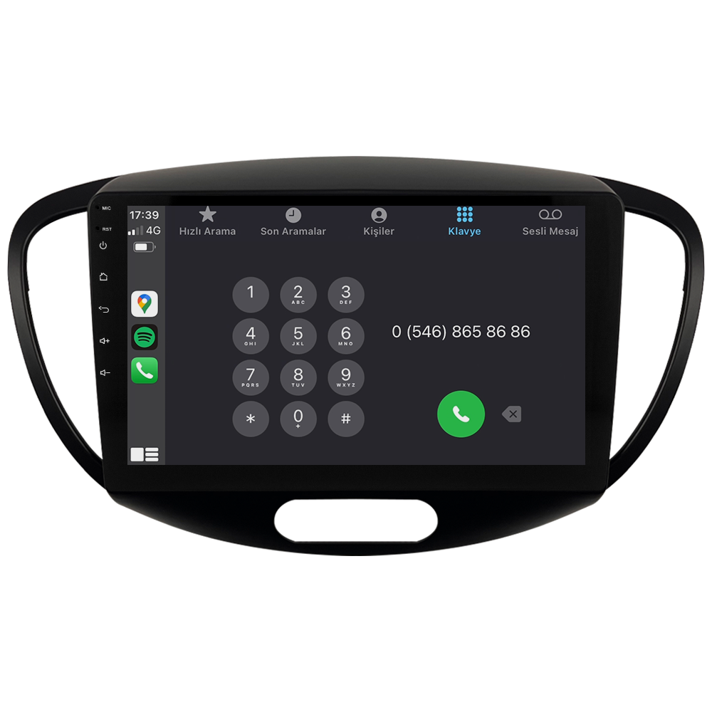 Hyundai I10 Android Multimedya Sistemi (2008-2012) CRV-4840XD