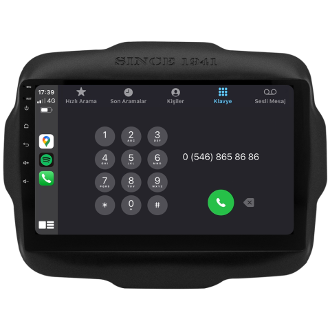 Jeep Renegade Android Multimedya Sistemi (2014-2023) CRV-4301XAA