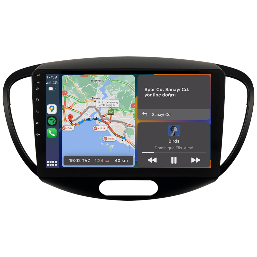 Hyundai I10 Android Multimedya Sistemi (2008-2012) CRV-4840XD