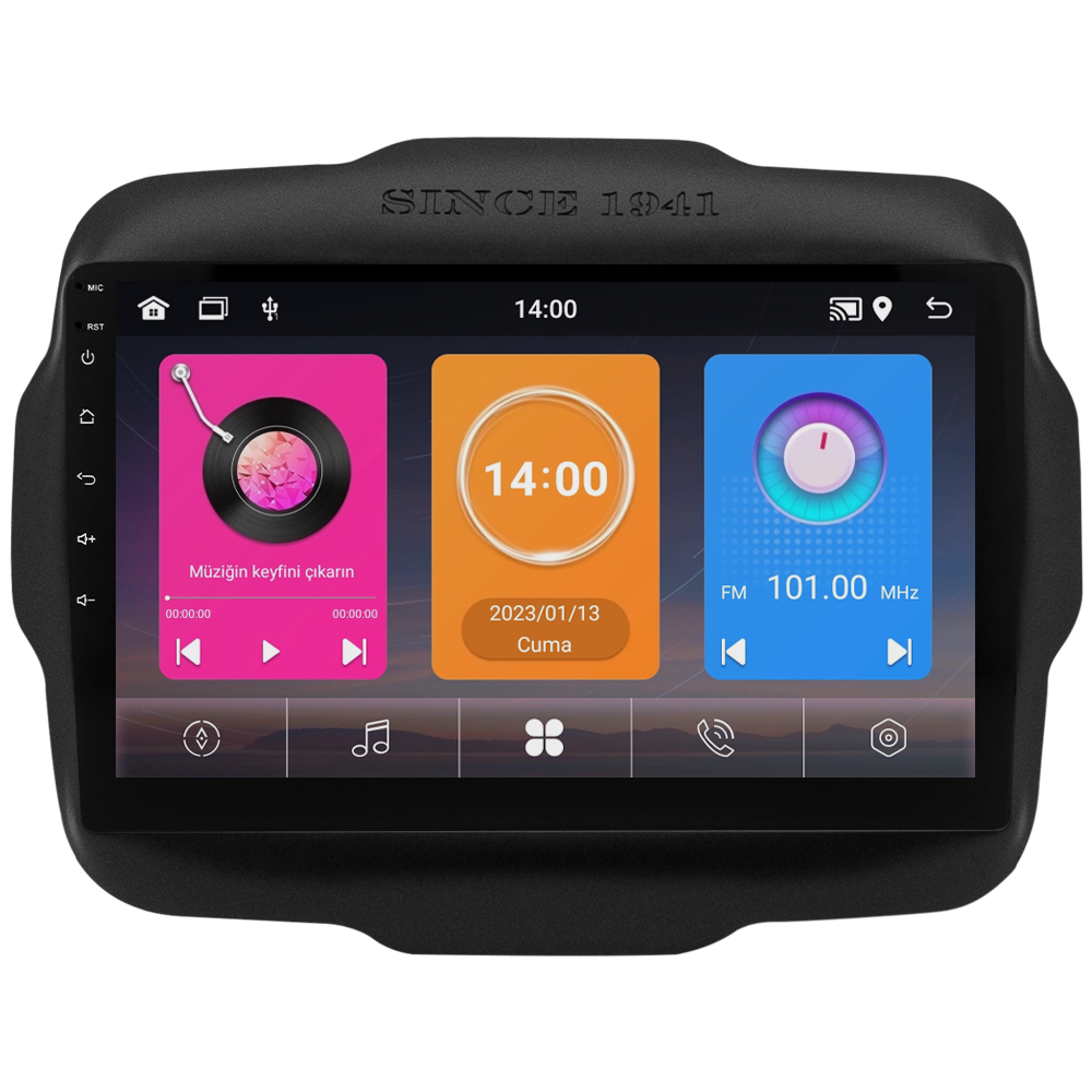 Jeep Renegade Android Multimedya Sistemi (2014-2023) CRV-4301XAA