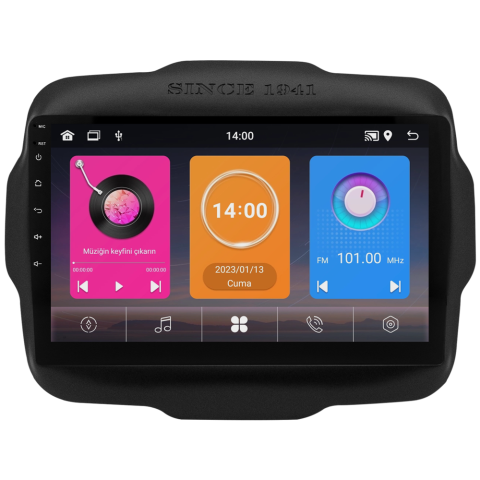 Jeep Renegade Android Multimedya Sistemi (2014-2023) CRV-4301XAA