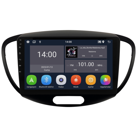 Hyundai I10 Android Multimedya Sistemi (2008-2012) CRV-4840XD