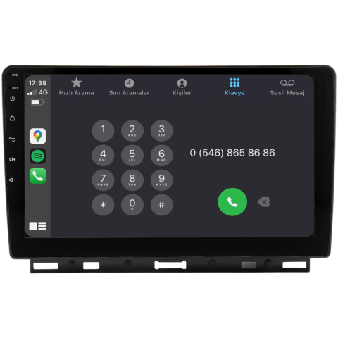 Renault Clio 5 Android Multimedya Sistemi (2020-2023) CRV-4450XAA