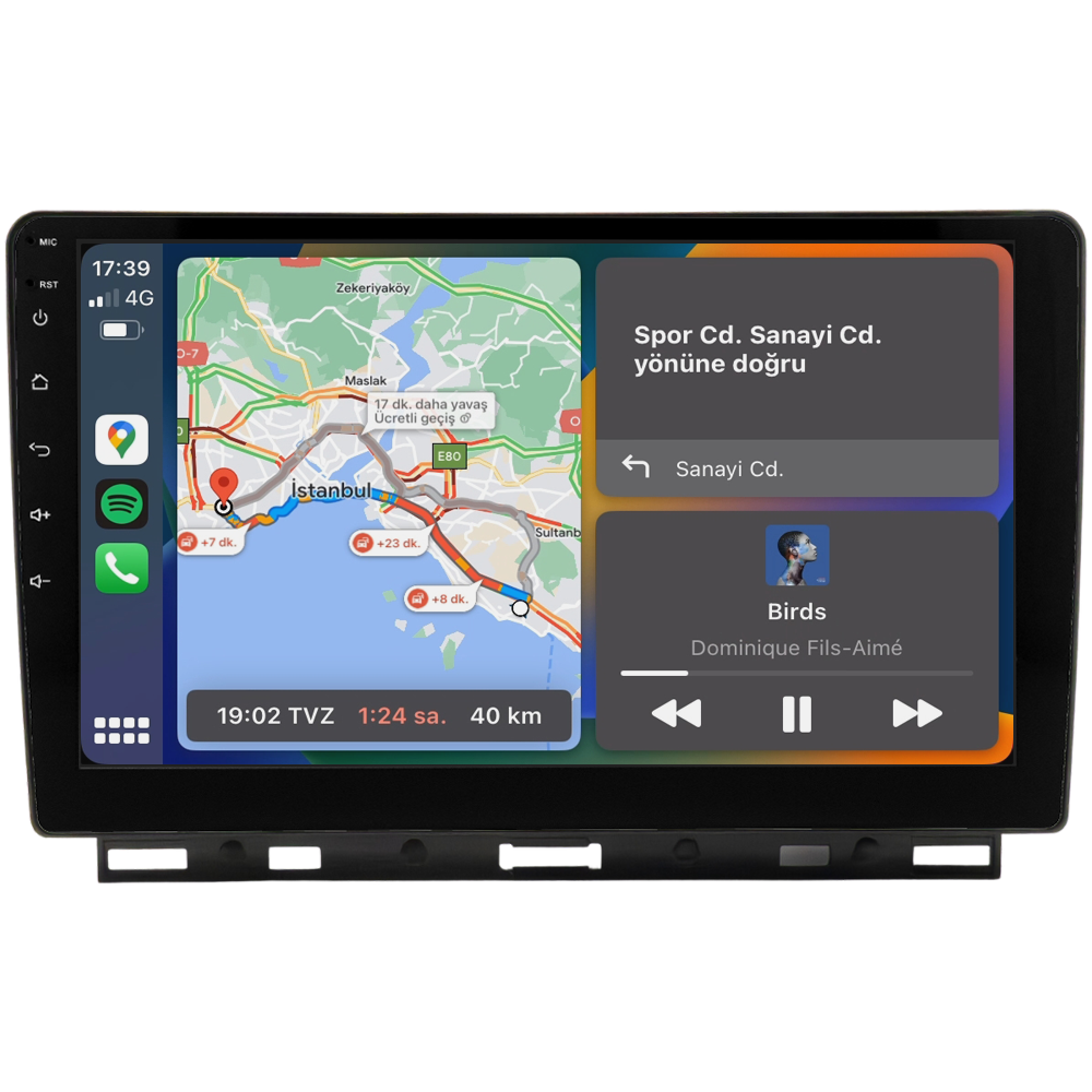 Renault Clio 5 Android Multimedya Sistemi (2020-2023) CRV-4450XAA